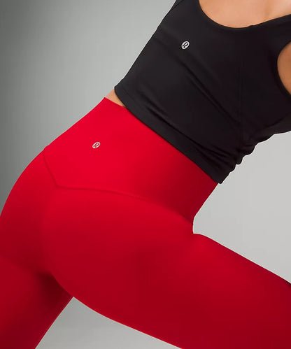 Define Jacket & High Rise Align Pant (Red)